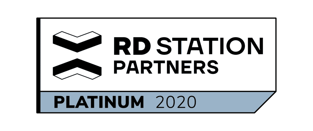 Agência Especialista em Marketing Digital para Tecnologia - TI 28 selo platinum rd station partners 2020